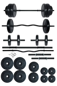 68 kg Z Barlı Halter Seti Ve Dambıl Seti Ağırlık Fitness Seti